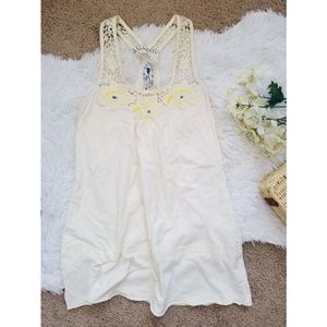 🍃 Free People | Sleeveless Crochet Top